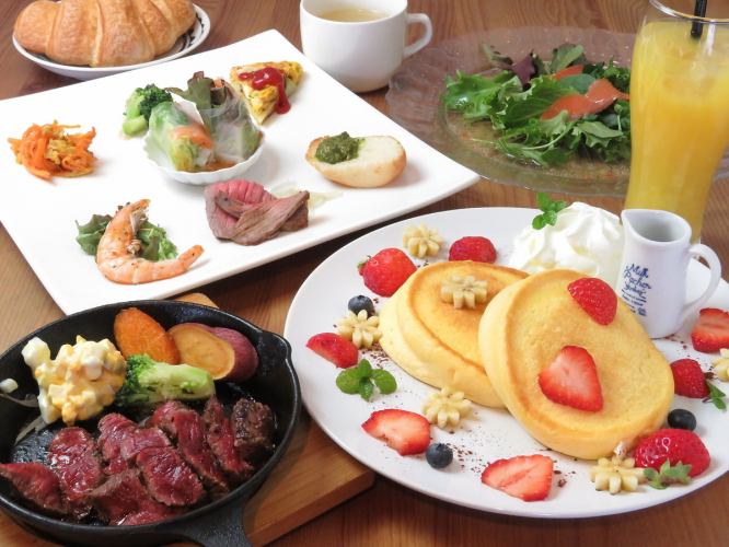 [Reservation only! Great for girls' night out!] Appetizer plate x meat x pancakes★mistico girls' night out course♪