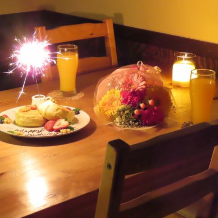[纪念日、女孩之夜]花束礼物套餐♪