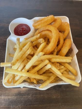Potato & onion fries