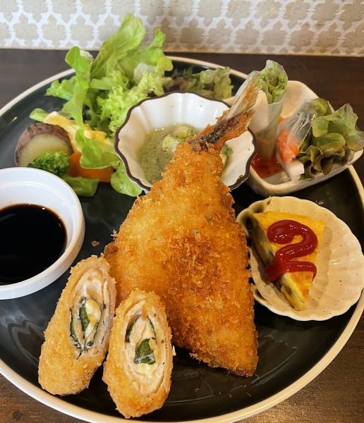 竹荚鱼煎午餐