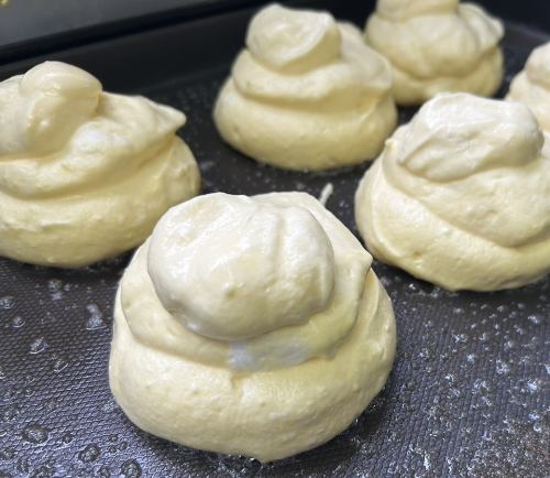 솜털 촉촉한 팬케이크