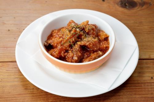 Tomato stew of tripe and beef tendon