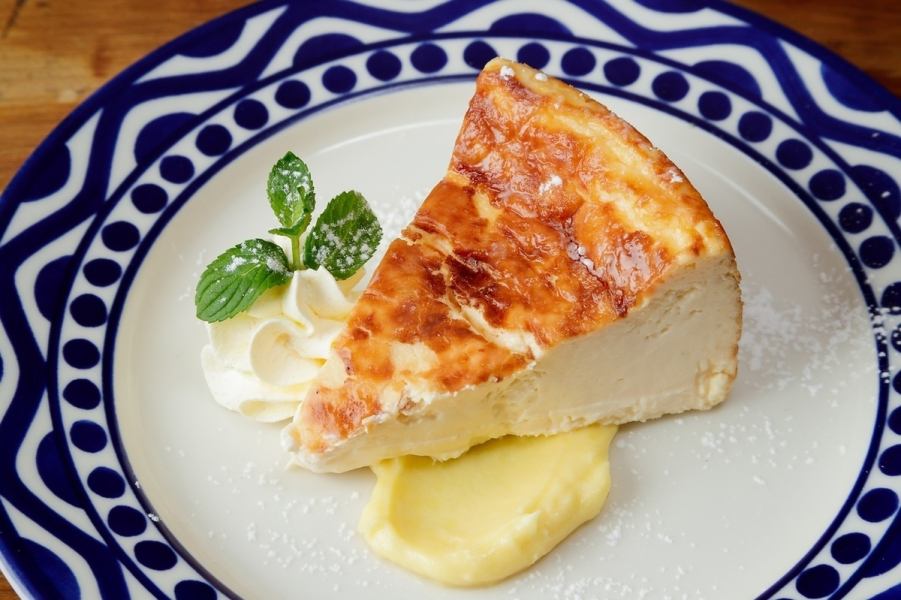 - blissful dish - basque cheesecake