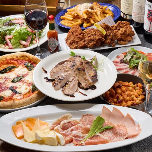 - 忘年会に◎-　120分飲み放題付★チキンのオーブン焼きなど全8品5000円！