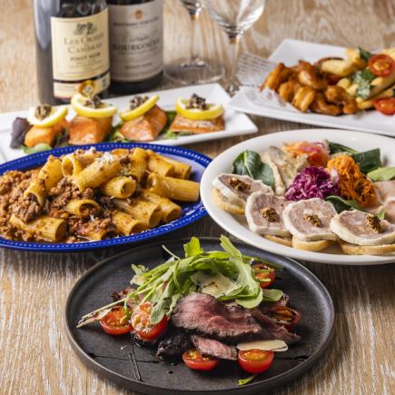 <From February 16th> [Welcome/Farewell Party] Premium Plan ◆ 10 dishes including meat and fish main courses and oven-baked pizza + 2 hours of all-you-can-drink