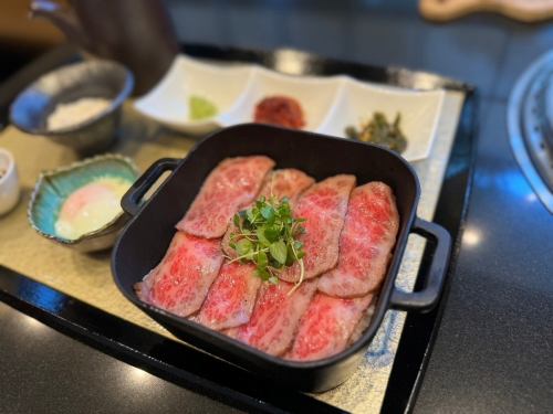 Wagyu beef hitsumabushi set meal