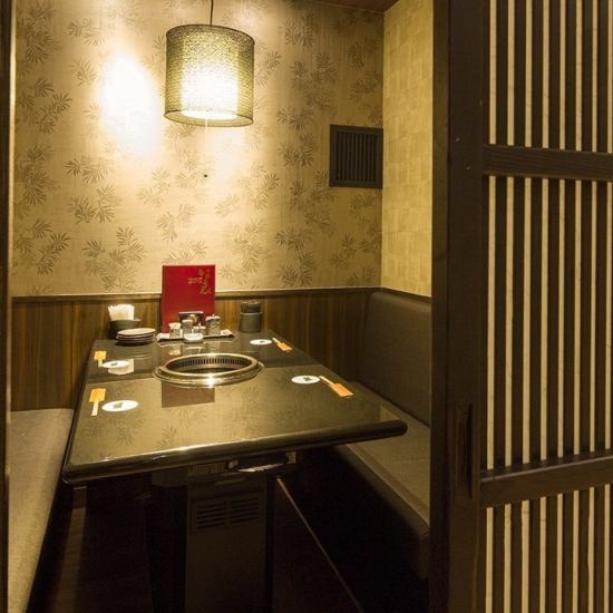 We have private rooms where you can enjoy delicious meat without worrying about being seen by others.