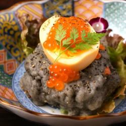 炭火酒場　黒ポテサラ