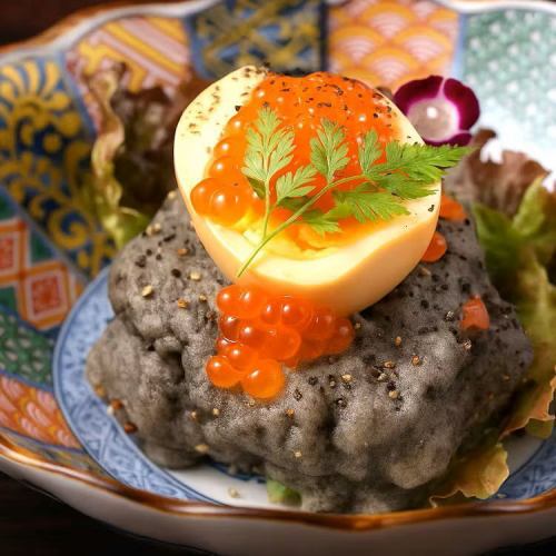 炭火酒場　黒ポテサラ