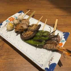 炭火串焼き5種盛り合わせ