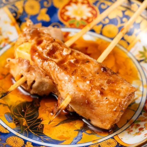 【炭火串焼】チーズ豚巻き
