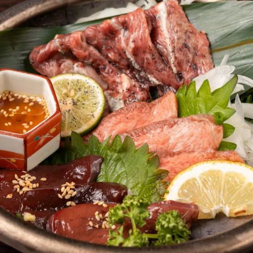 和牛　刺し3種盛り