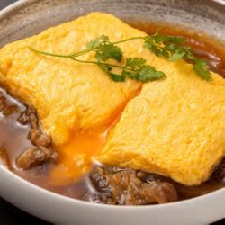 とろたま牛出汁巻きたまご～牛しぐれ煮添え～