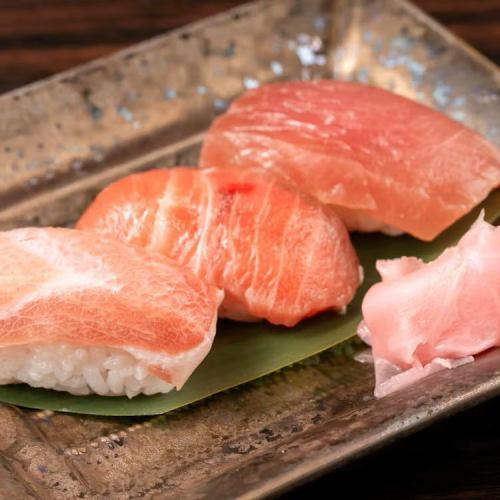 本まぐろ３貫盛り