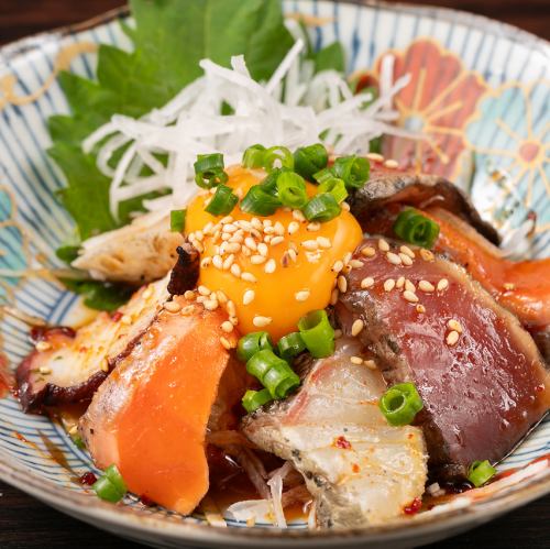 鮮魚のユッケ