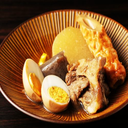 【当店名物！】出汁の旨みが染みわたる！おでん5種盛り