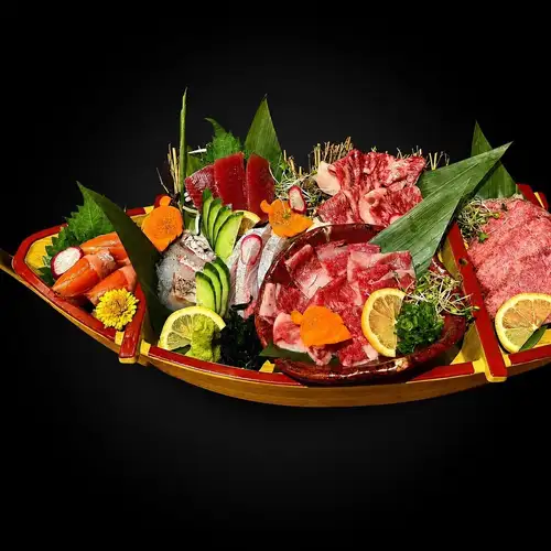 Sashimi boat platter