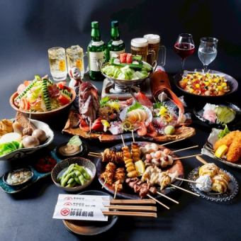 ★大人気★酔録劇場6000円（税込）コース飲み放題１５０分　ビール付き♪10品