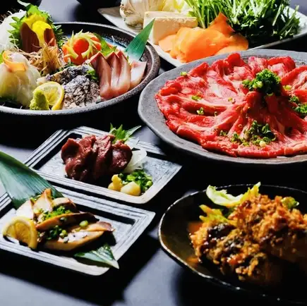 山梨郷土料理贅沢コース!!(飲み放題付き6000円コース)