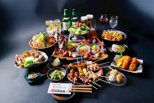 ★歓送迎会や忘年会一押し★酔録劇場特製5000円コース×120分飲み放題付♪5品または6品の贅沢コース♪