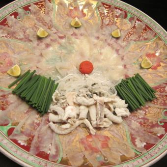 【活白虎ふぐ（松）コース】9品17,600円