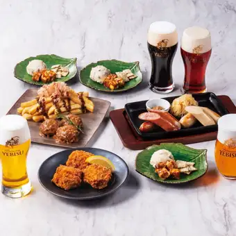 ■ネット予約限定■ヱビス４種が楽しめる！120分飲み放題付『ライトコース』税込5,000円