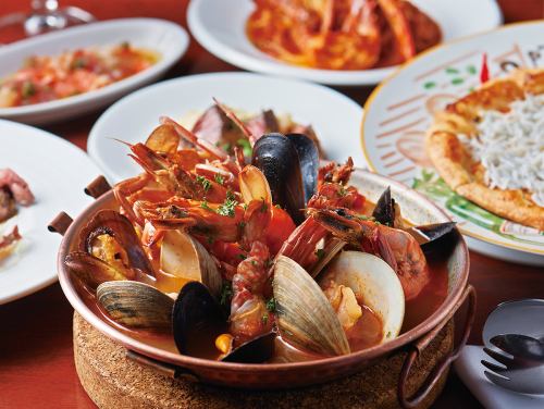 有各種各樣的菜單，您可以在這裡享受海鮮的鮮味！