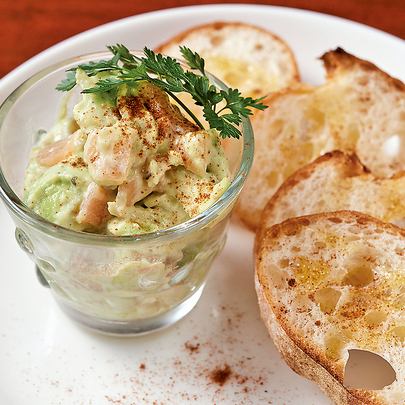 Salmon and avocado dip