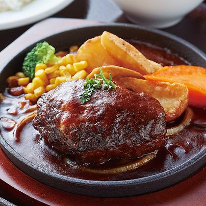 Homemade hamburger steak