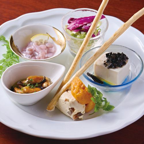 ビストロの“あて”5種盛り