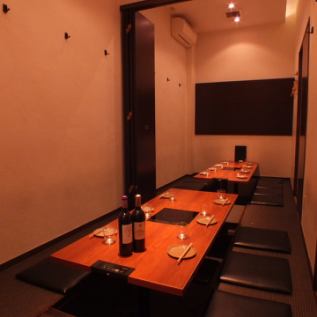 [Private sunken kotatsu seating] Available for 4 to 16 people!