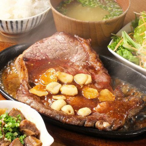 猪肉Sagari辣味噌铁板烧套餐