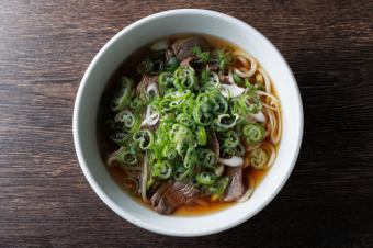 長萩和牛肉吸いうどん