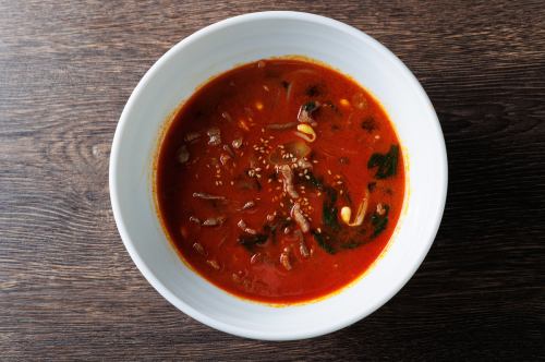 ユッケジャンスープ