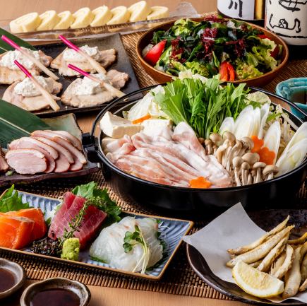 11월~「향연 코스」돼지 로스 볶음과 된장 돼지 냄비를 맛보는 전 8품 ◆2H 음료 무제한 포함 6,000엔