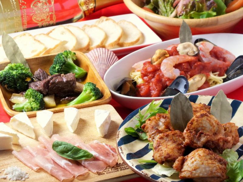 [Surprise course such as the second wedding party] All 6 dishes + 120 minutes all-you-can-drink + karaoke singing ⇒ 3000 yen!