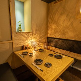 [Relaxing space] A private room with horigotatsu (sunken kotatsu table) perfect for important business meetings, dinners, birthdays and other celebratory occasions.It can be used for a wide range of occasions, from private to business.You can enjoy yourself without worrying about your surroundings in your own space!