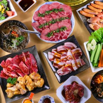 10人以上团体即可享受优惠!【新年派对套餐】标准套餐+啤酒畅饮 6,270日元 ⇒ 5,500日元(含税)