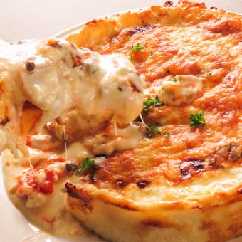 【日曜～木曜 限定!特製シカゴピザ付全6品2.5H飲み放題付プラン】クーポン利用で5000円→4500円