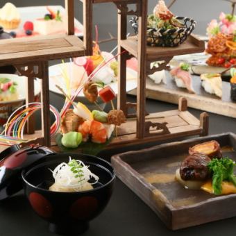 ◇五感で楽しむ旬味の贅《寿司10貫》肉料理も楽しめる寿司おまかせ懐石「更級 さらしな」ご宴会