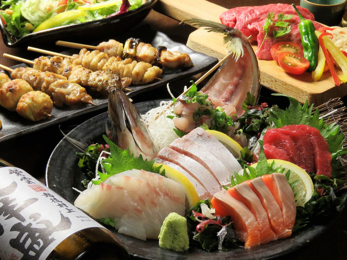 個室でゆっくりとした宴会にも◎3H飲み放題付コースもございます