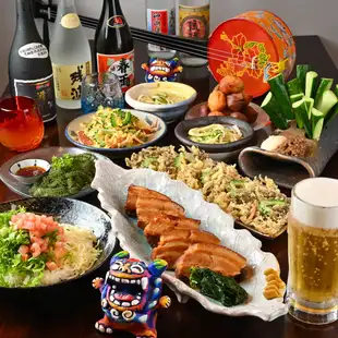 120分飲み放題!沖縄満喫コース全9品5000円(税込)