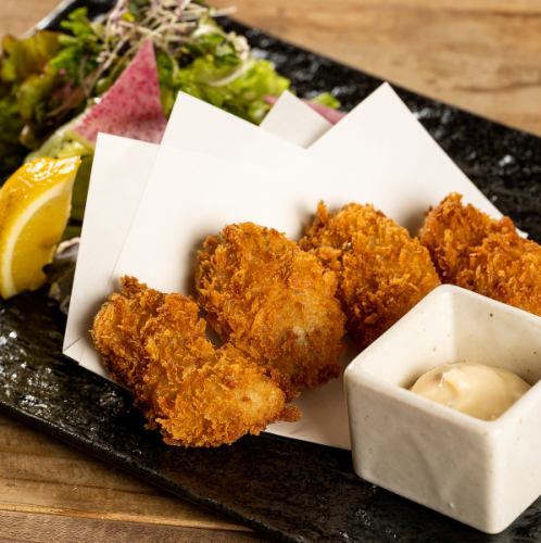 Fried oysters from Hiroshima