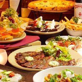 [Wolfgang's Course with 2 hours of all-you-can-drink] 9 dishes including smoked salmon pizza and steak for 8,000 yen