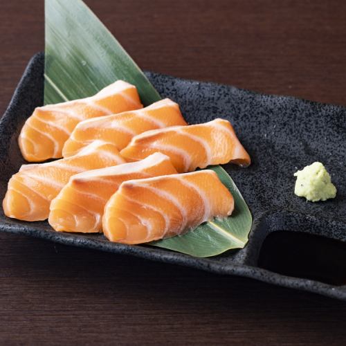 Salmon sashimi