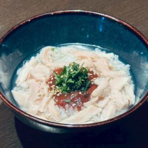 冷やし梅茶漬け