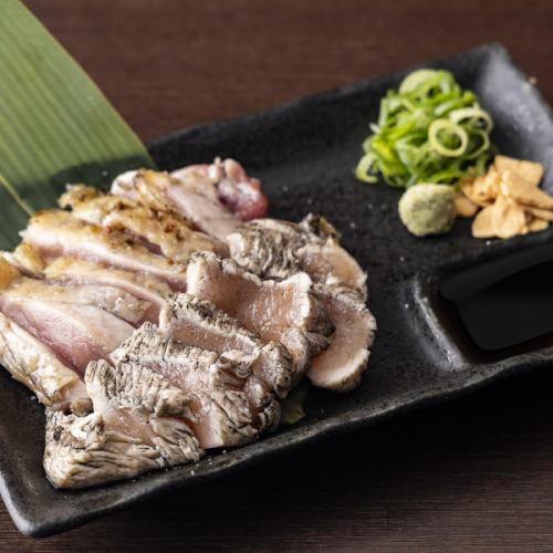 Orange chicken thigh tataki