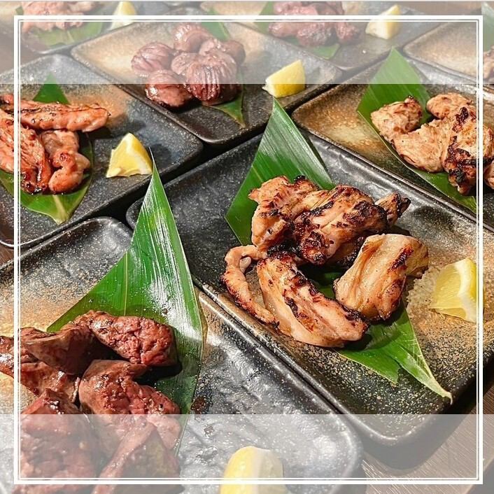 Early bird and late-night discounts offer an 8-course meal including all-you-can-drink for 3500 yen (tax included).