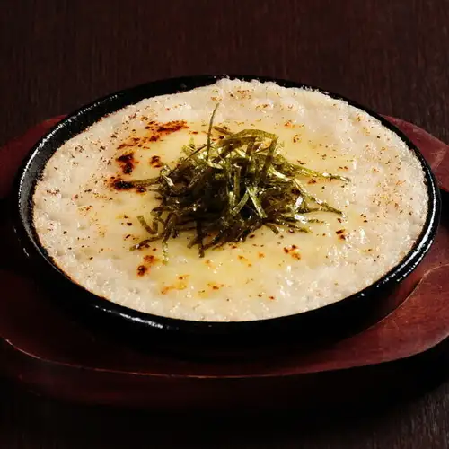 Grated yam and cheese teppanyaki