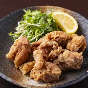 Deep fried chicken thighs